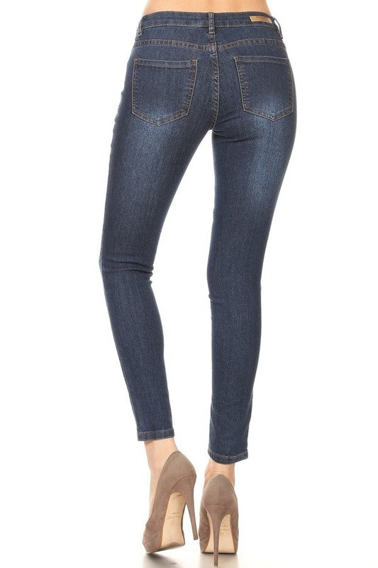 Cropped Skinny Jeans - FrouFrou Couture