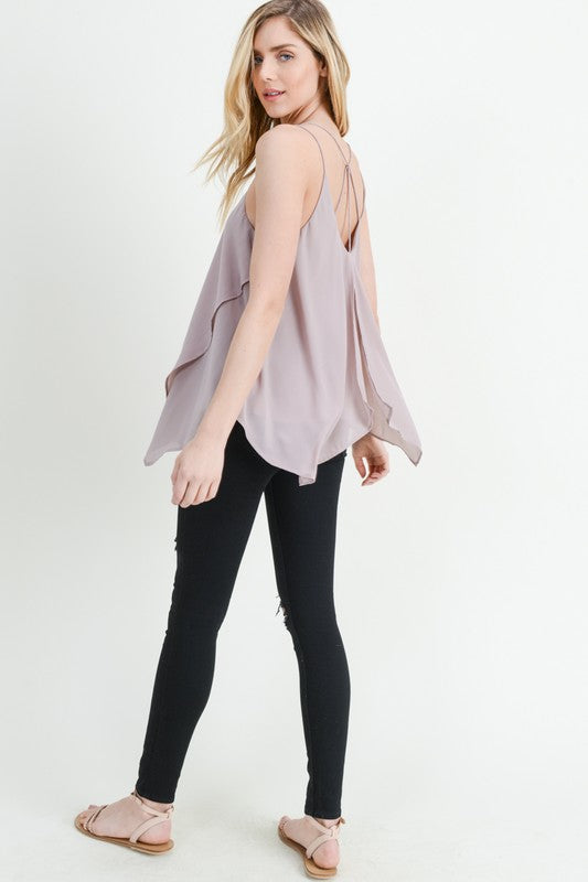 Flowy Chiffon Tank - FrouFrou Couture