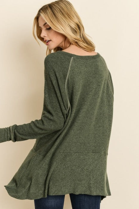 Tiger Brush Raglan Tunic - FrouFrou Couture