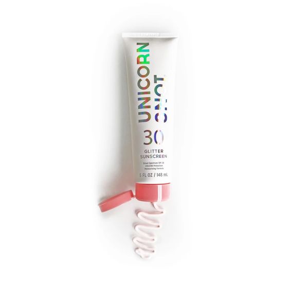 Unicorn Snot Glitter Sunscreen - Pink Holographic 30 SPF - FrouFrou Couture