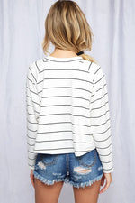 Essential Striped Cotton Top - FrouFrou Couture