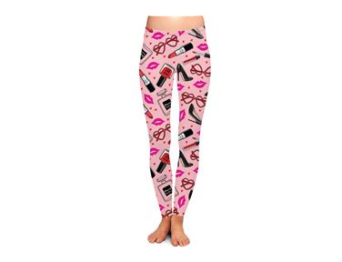 French Kiss Women's Valentine's Day Leggings - FrouFrou Couture