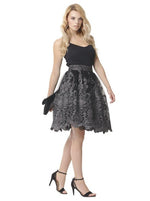 Black Baroque Style Midi Skirt - FrouFrou Couture