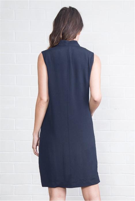 Bishop Collar Pocket Dress - FrouFrou Couture