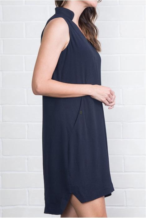 Bishop Collar Pocket Dress - FrouFrou Couture