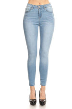 Classic High Waisted Ankle Cropped Skinny Jeans - FrouFrou Couture