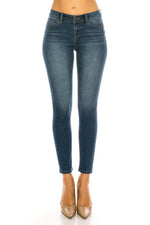 Mid-Rise Push-Up Skinny Jeans - EP3129 - FrouFrou Couture