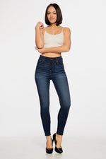 High-Rise Ankle Skinny Classic Denim - EP3198 - FrouFrou Couture