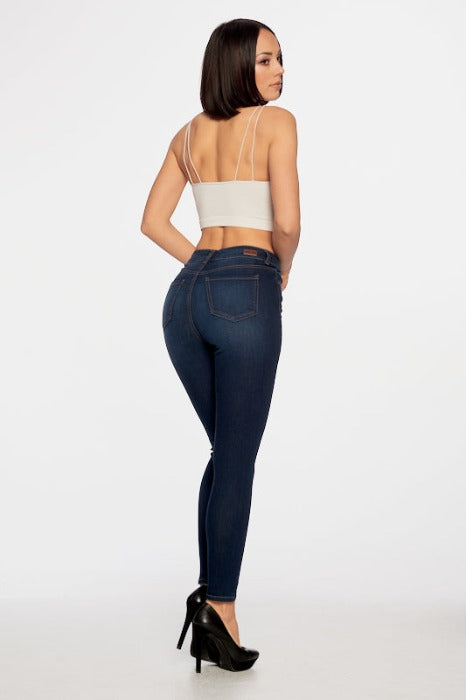 High-Rise Ankle Skinny Classic Denim - EP3198 - FrouFrou Couture