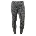 Lounge Luxe Gray Geometric Leggings - FrouFrou Couture