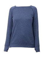 The Weekender Navy Thumbhole Top - FrouFrou Couture