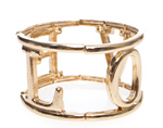 Stretcy Love Cuff Bracelet - FrouFrou Couture