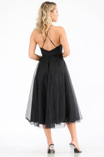 Black Corset Cocktail Dress