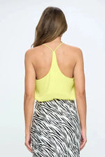 Yellow Racerback Top