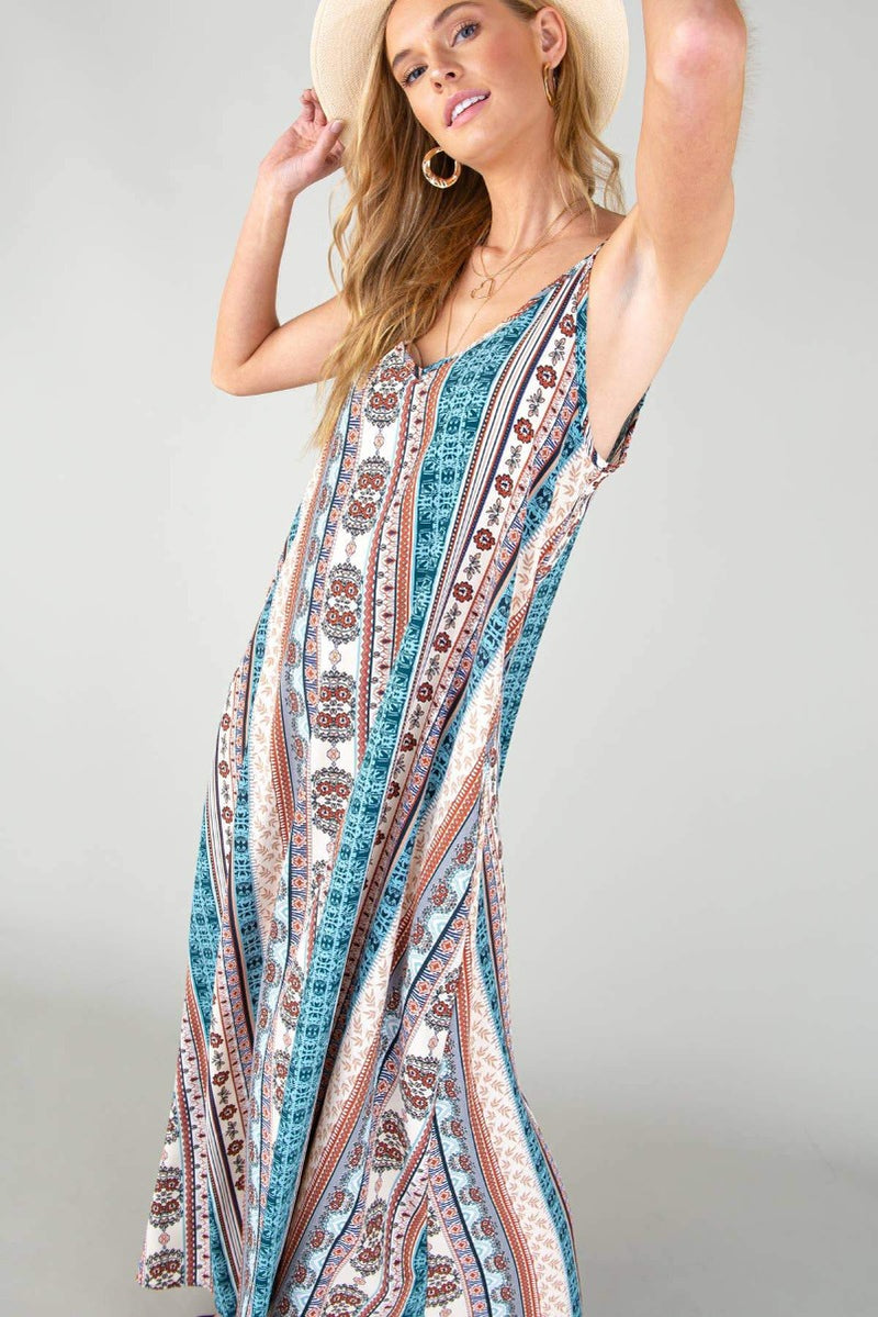 Woven Pocket Maxi dress