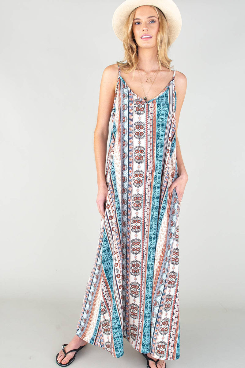 Woven Pocket Maxi dress