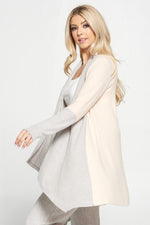 Open Draped Cardigan