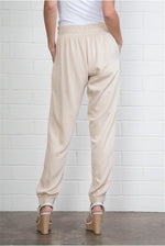Cuffed Harem Pants -Almond - FrouFrou Couture
