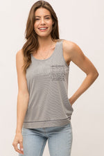 Grey Pocket Tank