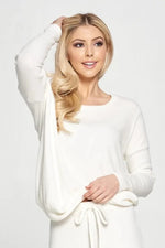 Ivory Brushed Sweater - Made in USA