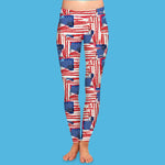 All American Women's USA Leggings - FrouFrou Couture