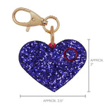 Heart Rhinestone Personal Alarm with LED - FrouFrou Couture