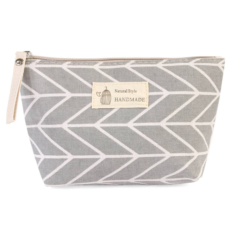 Chevron Print Cosmetic Pouch