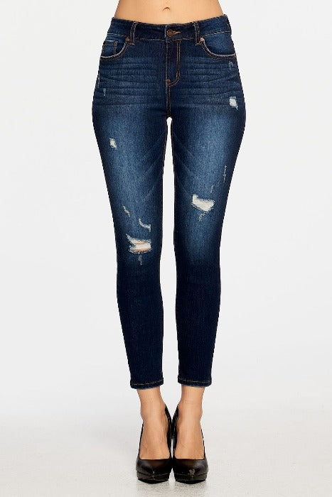 Distressed Skinny Jeans - EP3196 - FrouFrou Couture