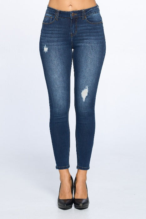 Push Up Ankle Skinny Jeans - EP3241