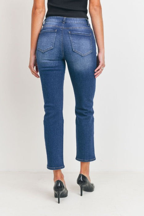 High-Rise Slim Straight