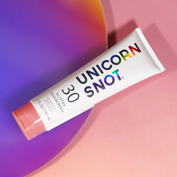 Unicorn Snot Glitter Sunscreen - Pink Holographic 30 SPF - FrouFrou Couture