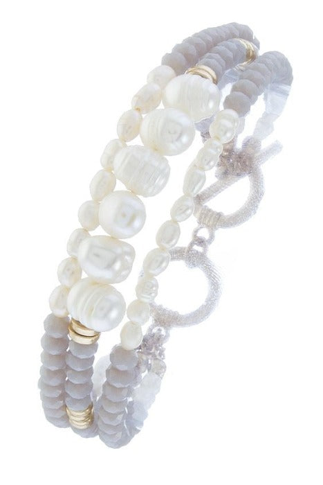 Freshwater Pearl Beaded Bracelet - FrouFrou Couture