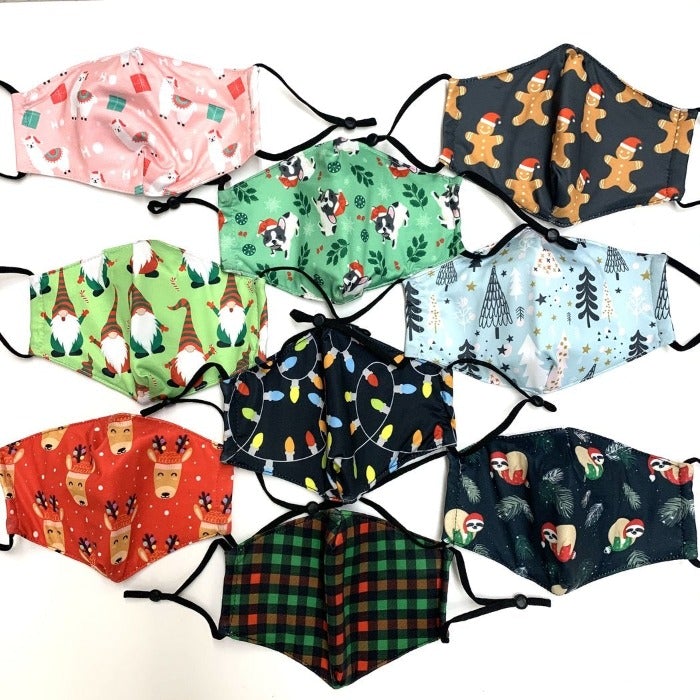 Kids Holiday Masks - Merry & Bright Collection - FrouFrou Couture