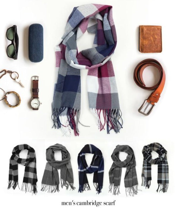 Men's Cambridge Scarf - FrouFrou Couture